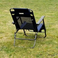 Ligstoel 155x60cm - Opvouwbaar Campingstoel Ligbed Strandstoel Tuinstoel Vouwligstoel Blauw -Campingwinkel 1200x1200 734