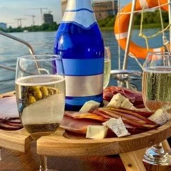 Merkloos Opvouwbare Draagbare Picknicktafel, Outdoor Opvouwbare Lichtgewicht Kampeertafel 30,5 Cm Kleine Houten Wijnpicknicktafel Voor Feest, Strand, Tuin, Camping, Barbecue, Reizen -Campingwinkel 1200x1200 781