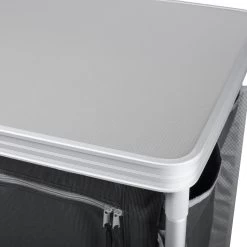 Campart Campingkeuken KI-0734 - Campingkast Groot - 4 Verstelbare Poten - Opvouwbaar En Lichtgewicht - Inclusief Opbergtas - Grijs -Campingwinkel 1200x1200 785