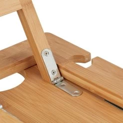 Relaxdays Opvouwbare Picknick Wijntafel - 4 Wijnglazenhouders - Bamboe Dienbladtafel Klein -Campingwinkel 1200x1200 840
