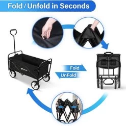 Rijoka Opvouwbare Bolderkar/Bolderwagen Rood -Campingwinkel 1200x1200 910