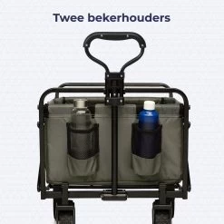 LifeGoods Bolderkar - Opvouwbaar - Draaibare Wielen - 2 Standen - 70KG Draagkracht - Groen -Campingwinkel 1200x1200 953