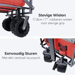 LifeGoods Bolderkar - Opvouwbaar - Tot 80KG - 94L - Wasbaar Polyester - 98x45cm - Rood/Grijs 19 LifeGoods Bolderkar - Opvouwbaar - Tot 80KG - 94L - Wasbaar Polyester - 98x45cm - Rood/Grijs -Campingwinkel 1200x1200 982