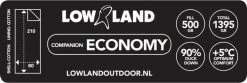LOWLAND OUTDOOR® Donzen Slaapzak - Companion Economy - 210x80 Cm - Rood -Campingwinkel 1200x402