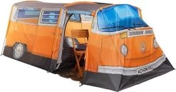 Merkloos Volkswagen Bus Tent - Oranje - 4 Persoons -Campingwinkel 1200x627 1