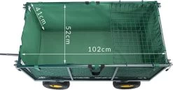 Gardebruk Bolderkar Binnenzeil - Belastbaar Tot 550 Kg – Groen -Campingwinkel 1200x629 1