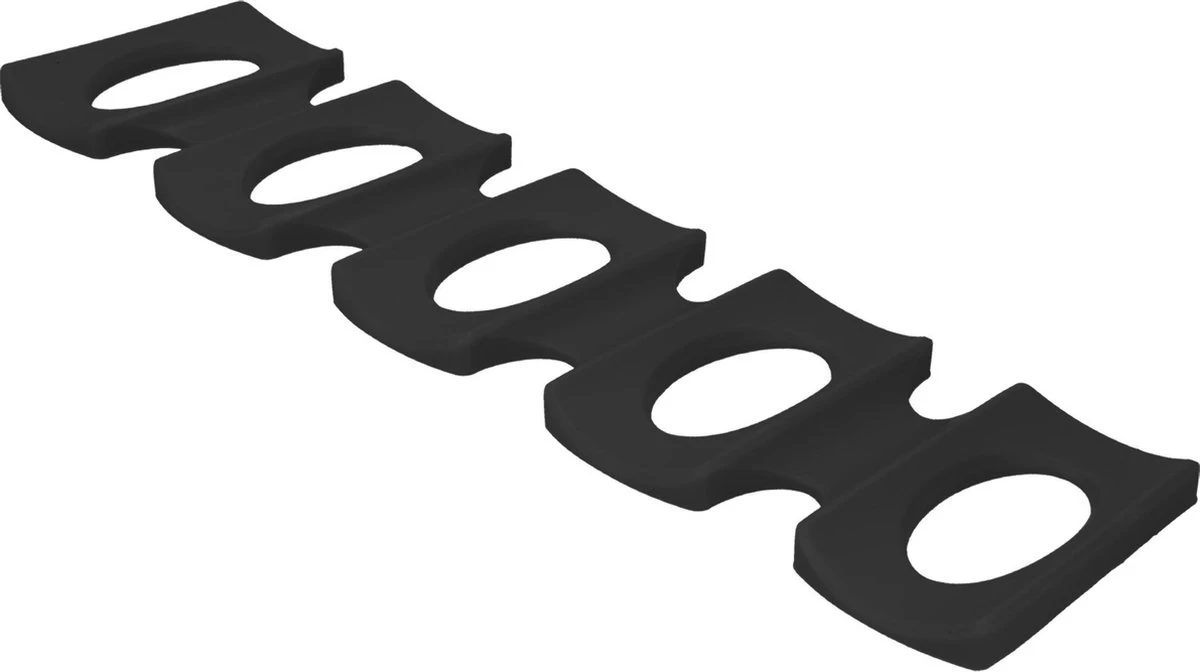 Kwmobile 1x Opvouwbare Houder Voor Flessen En Blikjes - Voor Koelkast En Voorraadkast - Siliconen Flessenhouder In Zwart - 31 X 9,5 X 1 Cm 7 Kwmobile 1x Opvouwbare Houder Voor Flessen En Blikjes - Voor Koelkast En Voorraadkast - Siliconen Flessenhouder In Zwart - 31 X 9,5 X 1 Cm - Afbeelding 7