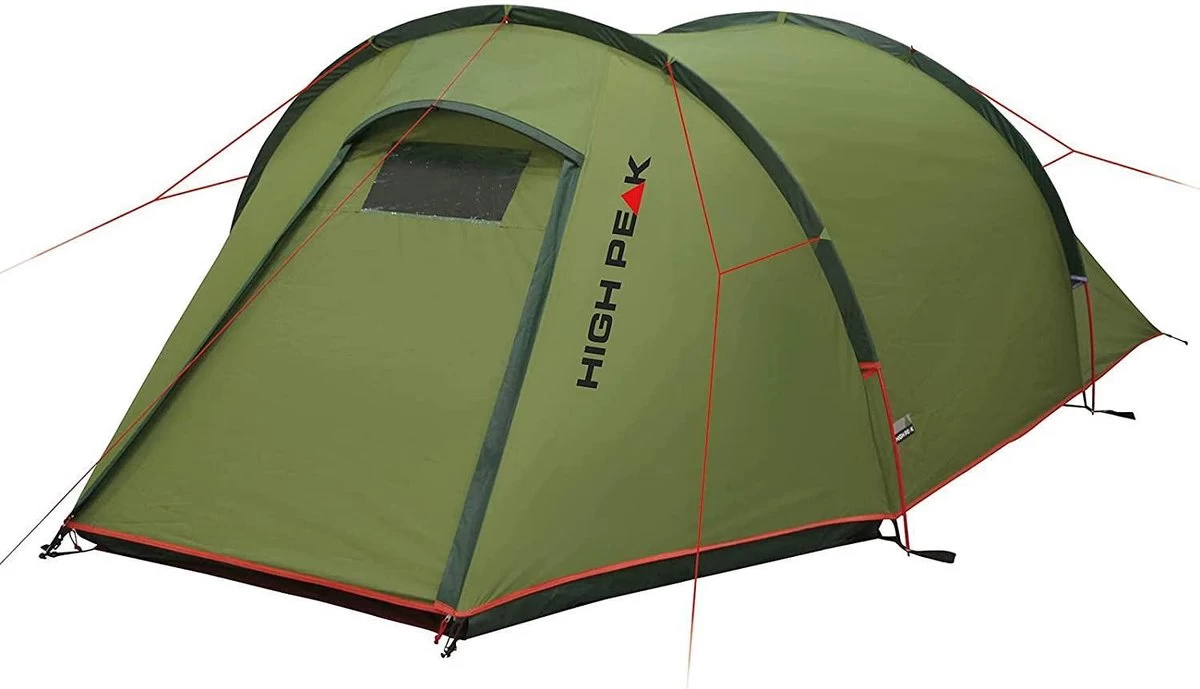 High Peak Lichtgewicht Tunneltent Kite 3 LW, Trekking Tent 3 Personen, 3,1 Kg, Aluminium Stokken, 3000 Mm Waterdicht, Extra Lang 230 Cm 2 High Peak Lichtgewicht Tunneltent Kite 3 LW, Trekking Tent 3 Personen, 3,1 Kg, Aluminium Stokken, 3000 Mm Waterdicht, Extra Lang 230 Cm - Afbeelding 2