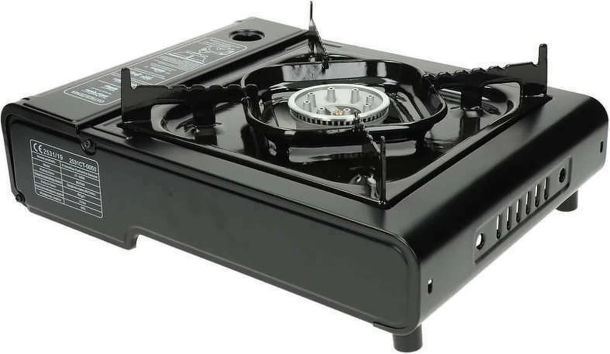 Camping Kooktoestel - Draagbaar Gasfornuis - Incl. Koffer 5 Camping Kooktoestel - Draagbaar Gasfornuis - Incl. Koffer - Afbeelding 5