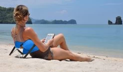 Y-ply Ruggensteuntje - Strandstoel - Opvouwbaar - Rood -Campingwinkel 1200x707