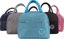 Koeltas - Lunchtas - Volwassenen En Kinderen - Compact & Handig: Zomer - Picknick -School - Lunch - Werk - Klassiek Zwart -Campingwinkel 1200x741 1