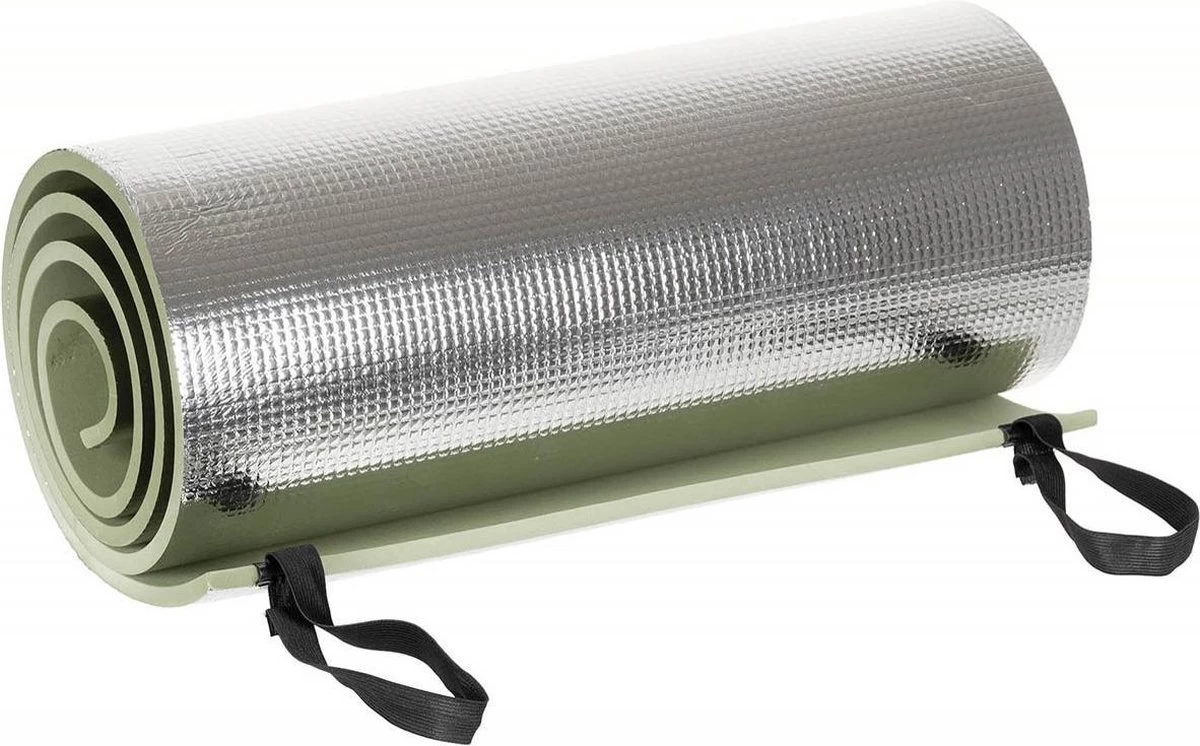 MFH - Slaapmat / Isoleermat - Legergroen - Aluminium Gecoat - 50 X 200 X 1 Cm 1 MFH - Slaapmat / Isoleermat - Legergroen - Aluminium Gecoat - 50 X 200 X 1 Cm