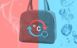 Koeltas - Lunchtas - Volwassenen En Kinderen - Compact & Handig: Zomer - Picknick -School - Lunch - Werk - Klassiek Grijs -Campingwinkel 1200x747 4