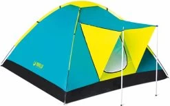 Campingwinkel 24 Pavillo Tent Coolground X3 Luifel - Groen - 3 Persoons