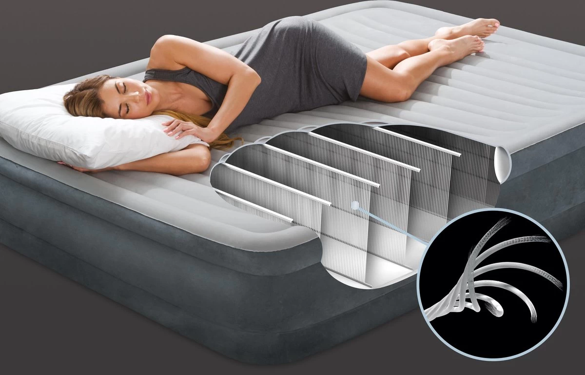 Intex Comfort-plush Full Luchtbed - 2-persoons - 203x152x33 Cm 7 Intex Comfort-plush Full Luchtbed - 2-persoons - 203x152x33 Cm - Afbeelding 7