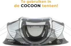 Deryan Luxe Pop-up Reisklamboe - Lichtgewicht 2 Persoons Klamboe – Geimpregneerd - Slaapcompartiment Voor Tent - Binnentent -Campingwinkel 1200x779
