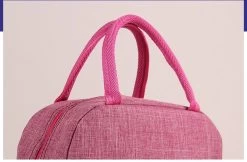 Koeltas - Lunchtas - Volwassenen En Kinderen - Compact & Handig: Zomer - Picknick -School - Lunch - Werk - Klassiek Roze -Campingwinkel 1200x789 7