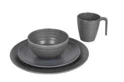 Bo-Camp Campingservies - 100% Melamine - 16-delig - Stone - Grijs -Campingwinkel 1200x794 94