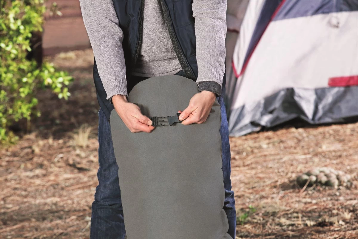 Bestway 1-Persoons Luchtbed Roll & Relax - 188 X 99 X 22 CM - Incl. 3-in-1 Reistas, Kussen En Handpomp - Binnen 50 Sec Opgeblazen - Binnen- En Buitengebruik 12 Bestway 1-Persoons Luchtbed Roll & Relax - 188 X 99 X 22 CM - Incl. 3-in-1 Reistas, Kussen En Handpomp - Binnen 50 Sec Opgeblazen - Binnen- En Buitengebruik - Afbeelding 12