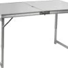Capture Outdoor, "Camp6 AL-120L" Luxe Inklapbare Stabiele Kampeertafel, Voor 6 Personen, Aluminium, 70x120cm, Aluminium Vierkante Poten, In De Hoogte Regelbaar, Inklapbaar In Een Draagbare Koffer Formaat, Met Steun Voor Parasol, …