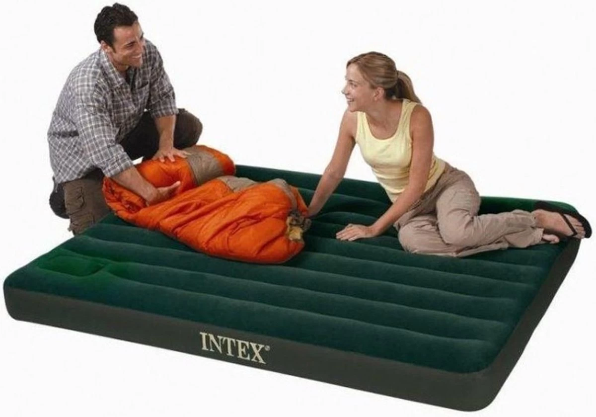 Intex Downy Luchtbed - 2-persoons - 152x203x22cm 2 Intex Downy Luchtbed - 2-persoons - 152x203x22cm - Afbeelding 2