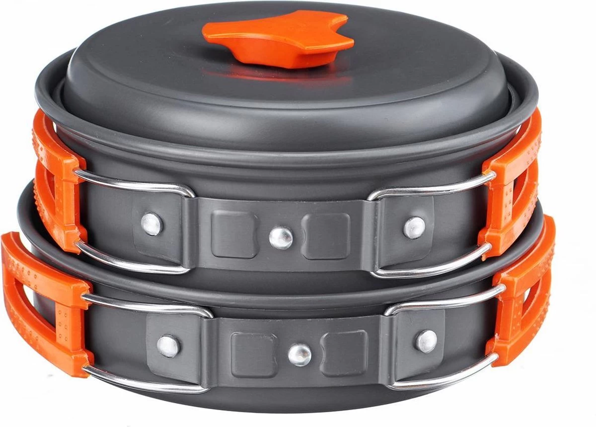 Camping Outdoor Kookset 13-delig Camping Servies En Pannen Pannenset Keukengerei - BPA-vrij & Geen Giftige Stoffen - Opvouwbaar & Licht - Ideaal Voor Reizen, Festival, Wandelen 3 Camping Outdoor Kookset 13-delig Camping Servies En Pannen Pannenset Keukengerei - BPA-vrij & Geen Giftige Stoffen - Opvouwbaar & Licht - Ideaal Voor Reizen, Festival, Wandelen - Afbeelding 3