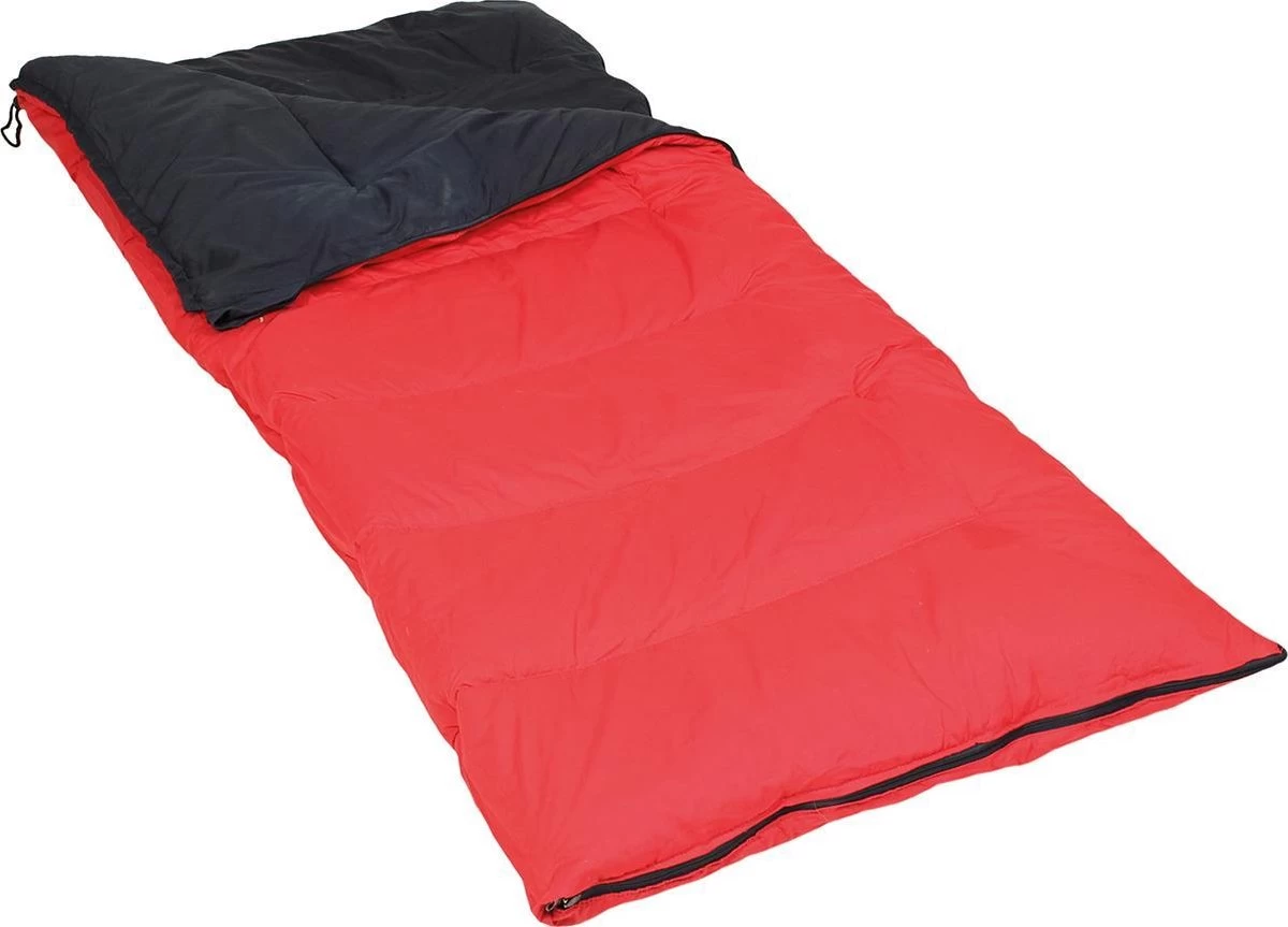 Polydaun Pelikaan Junior - Kinderslaapzak - Blauw/rood - 70x160 Cm Reversibel 1 Polydaun Pelikaan Junior - Kinderslaapzak - Blauw/rood - 70x160 Cm Reversibel