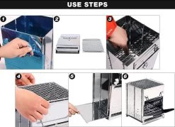 House Of Husk Draagbaar Houtkachel Voor Kamperen - Klein Camping Oven - Kampeer Kachel - Camping Kooktoestel - Camping Accessoires -Campingwinkel 1200x869 3