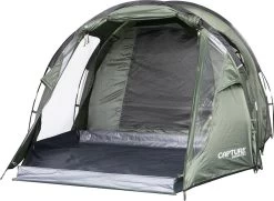 Capture Outdoor, 3-Man XXL Tent "Seikan XTR-3", Voor 3 XXL Personen, 215x400x155cm, DeLuxe Tent En Canvas, "Airflow System", … -Campingwinkel 1200x878