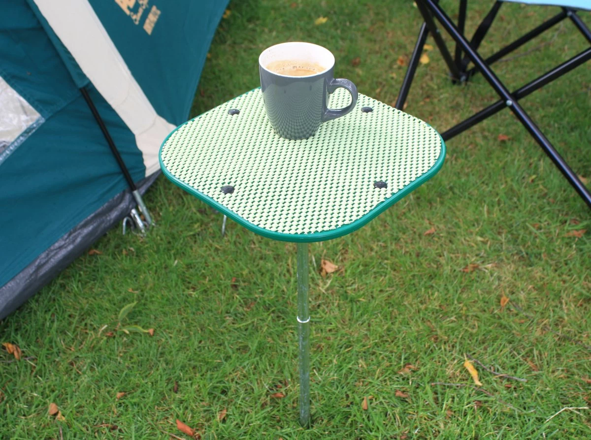 NordFalk Campingtafel 25x25x47 Cm - Aluminium Priktafel / Kampeertafel - Afschroefbare Tafelpoot 4 NordFalk Campingtafel 25x25x47 Cm - Aluminium Priktafel / Kampeertafel - Afschroefbare Tafelpoot - Afbeelding 4