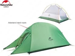 Cloud Up 1 Upgraded - Naturehike® - 1 Persoons Tent - Lichtgewicht Tent - Incl. Grondzeil - 210T 3000mm - Outdoor - Waterdicht - Hiking & Wandelen -Campingwinkel 1200x897