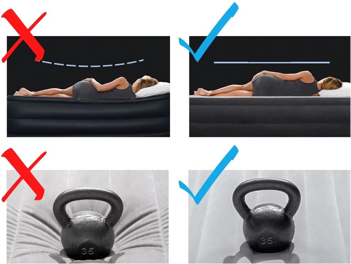 Intex Pillow Rest Classic Full Luchtbed - 2-persoons - 191x137x23 Cm 14 Intex Pillow Rest Classic Full Luchtbed - 2-persoons - 191x137x23 Cm - Afbeelding 14