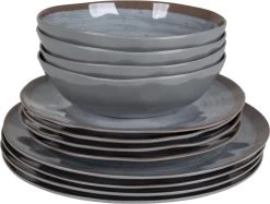 Bo-Camp Servies - Halo - 12-delig - Grijs 19 Bo-Camp Servies - Halo - 12-delig - Grijs -Campingwinkel 1200x910 12