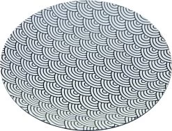 Bo-Camp Servies - Mix & Match - 16 Delig - Zwart/Wit -Campingwinkel 1200x914 2