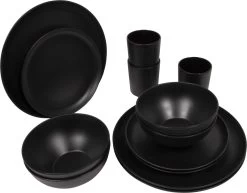 Bo-Camp Industrial - Servies - Orville - Campingbord - 16-delig - Mat Zwart 13 Bo-Camp Industrial - Servies - Orville - Campingbord - 16-delig - Mat Zwart -Campingwinkel 1200x938 7