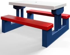 Merkloos Kinder Picknicktafel Met Parasol - Blauw 19 Merkloos Kinder Picknicktafel Met Parasol - Blauw -Campingwinkel 1200x944