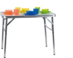 Merkloos Campingtafel - Opklapbaar - 75 X 55 X 70 Cm - Compact - Met Handvat -Campingwinkel 1200x963