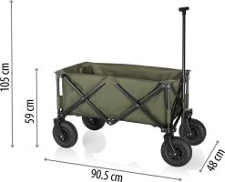 Campart Bolderkar HC-0915 - Opvouwbaar - Bolderwagen Met Stevig Harmonicaframe - Inclusief Opbergtas En Bodemplaat - Groen 12 Campart Bolderkar HC-0915 - Opvouwbaar - Bolderwagen Met Stevig Harmonicaframe - Inclusief Opbergtas En Bodemplaat - Groen -Campingwinkel 1200x974 2