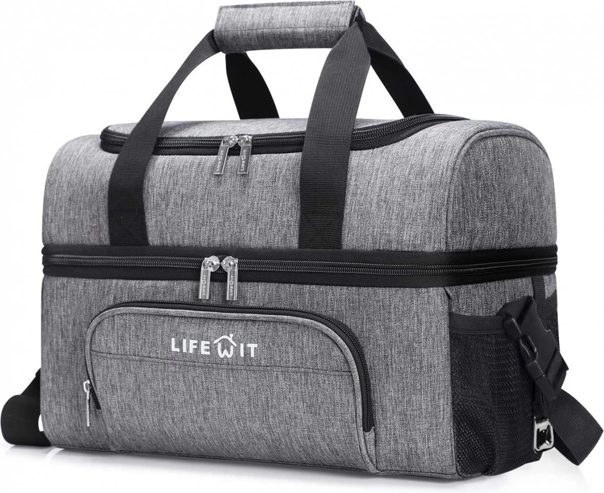 Lifewit 20L Koeltas | 20 Liter | Opvouwbaar | Koelbox-Koeltas | Isolatietas/ Picknicktas Voor Levensmiddelen / Grijs 1 Lifewit 20L Koeltas | 20 Liter | Opvouwbaar | Koelbox-Koeltas | Isolatietas/ Picknicktas Voor Levensmiddelen / Grijs