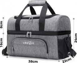 Lifewit 20L Koeltas | 20 Liter | Opvouwbaar | Koelbox-Koeltas | Isolatietas/ Picknicktas Voor Levensmiddelen / Grijs 13 Lifewit 20L Koeltas | 20 Liter | Opvouwbaar | Koelbox-Koeltas | Isolatietas/ Picknicktas Voor Levensmiddelen / Grijs -Campingwinkel 1200x982