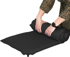 Springos Slaapmat | Zelfopblazend | 180 Cm | Inclusief Hoes | Zwart -Campingwinkel 1200x986 2