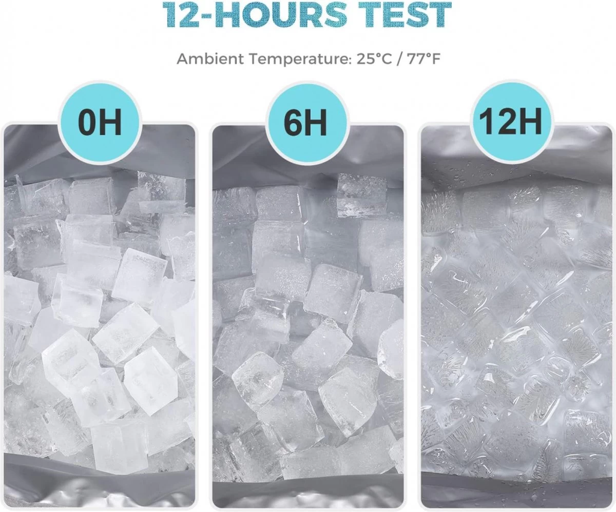 Lifewit 20L Koeltas | 20 Liter | Opvouwbaar | Koelbox-Koeltas | Isolatietas/ Picknicktas Voor Levensmiddelen / Grijs 6 Lifewit 20L Koeltas | 20 Liter | Opvouwbaar | Koelbox-Koeltas | Isolatietas/ Picknicktas Voor Levensmiddelen / Grijs - Afbeelding 6