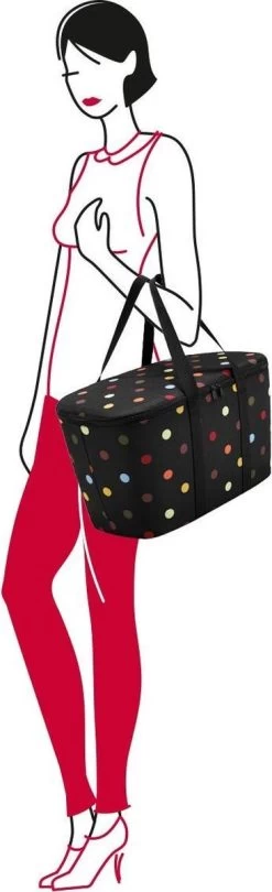 Reisenthel Coolerbag Koeltas - 20L - Dots Zwart -Campingwinkel 366x1200