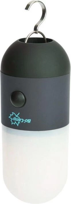 Bo-Camp Tafel-/hanglamp - Glow - High Power Led - 120 Lumen - Tentlamp - Grijs -Campingwinkel 418x1200