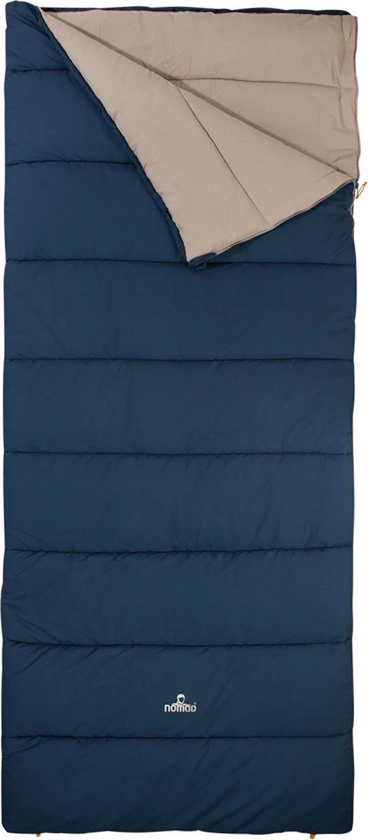 NOMAD® Brisbane XL Slaapzak | 220x90cm Blauw | Lichtgewicht & Kwalitatief | Dekenmodel Slaapzak | Incl Hoes 16 NOMAD® Brisbane XL Slaapzak | 220x90cm Blauw | Lichtgewicht & Kwalitatief | Dekenmodel Slaapzak | Incl Hoes - Afbeelding 16
