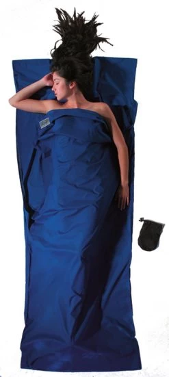 Cocoon TravelSheet - Lakenzak - Katoen - Ultramarine Blue -Campingwinkel 538x1200