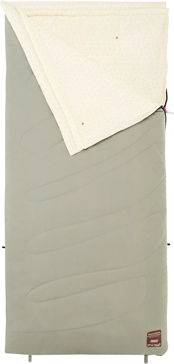 Coleman Monstera XL Slaapzak - 220 X 100 Cm - Beige 1 Coleman Monstera XL Slaapzak - 220 X 100 Cm - Beige