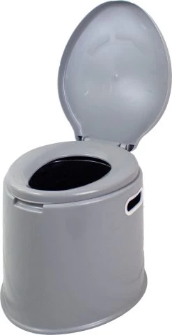 NordFalk Draagbaar Campingtoilet 6 Liter - Camping Toilet Met Binnenemmer - Incl. Deksel En Rolhouder -Campingwinkel 617x1200 1