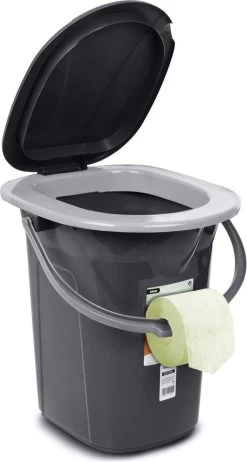 Campingtoilet 19L Mobiele Toiletemmer Reistoilet Toiletemmer Toilet Mobiele Camping Antraciet -Campingwinkel 642x1200 1