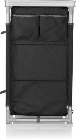 Campart Campingkeuken KI-0734 - Campingkast Groot - 4 Verstelbare Poten - Opvouwbaar En Lichtgewicht - Inclusief Opbergtas - Grijs -Campingwinkel 653x1200 1